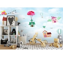 Фотообои 3D Design Studio 3D Летающие дома 300x270 см KID-106_300х270