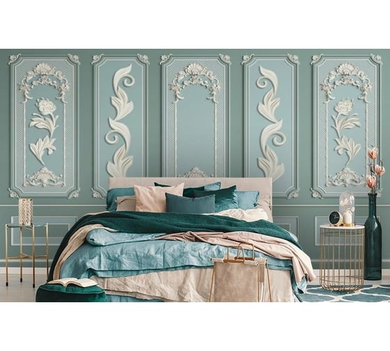 Фотообои 3D Design Studio 3D Интерьер с резными узорами 400x270 см DR-016_400х270 1