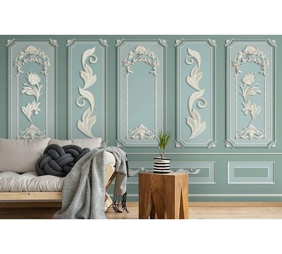 Фотообои 3D Design Studio 3D Интерьер с резными узорами 400x270 см DR-016_400х270