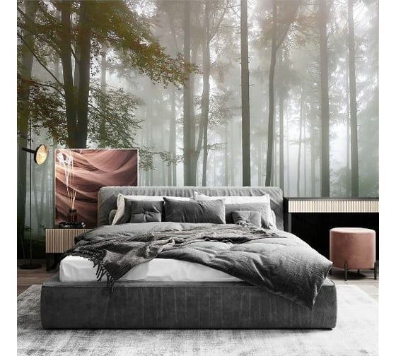 Фотообои 3D Design Studio 3D Туманный лес 400x270 см FN-047_400х270 1