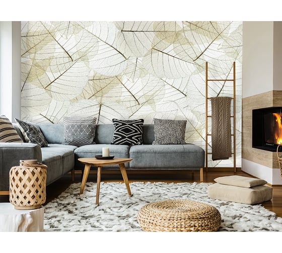 Фотообои 3D Design Studio 3D Аппликация из листьев 400x270 см MC-004_400х270