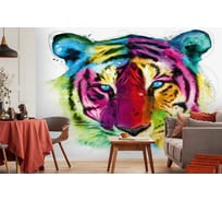 Фотообои 3D Design Studio 3D Красочный тигр ART019300x270