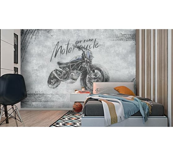 Фотообои 3D Design Studio 3D Стильный байк PD-006300x270
