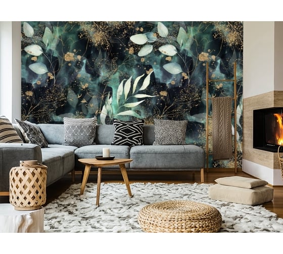Фотообои 3D Design Studio 3D Малахитовый мираж IL-004300x270