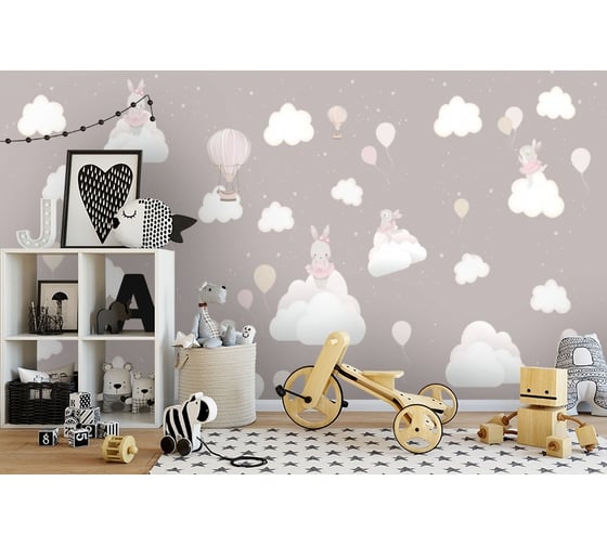 Фотообои 3D Design Studio 3D Заячий балет 300x270 см KID-130_300х270