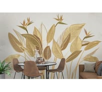 Фотообои 3D Design Studio 3D Золотые листья 400x270 см SG-001_400х270