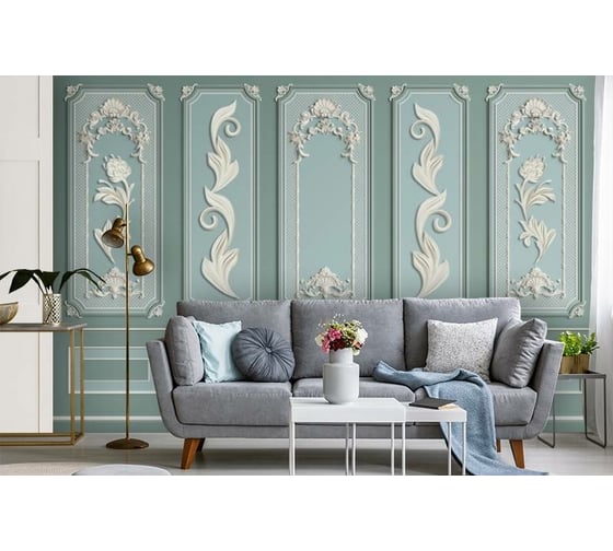 Фотообои 3D Design Studio 3D Интерьер с резными узорами DR-016300x270