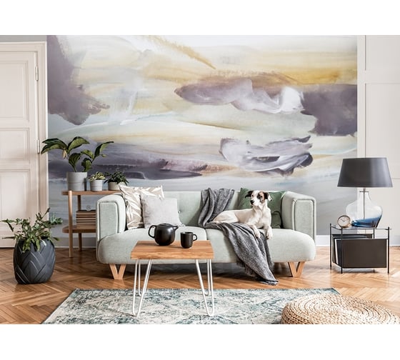 Фотообои 3D Design Studio 3D Художественная абстракция в лиловых тонах 300x270 см AT-013_300х270 1