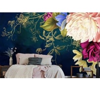 Фотообои 3D Design Studio 3D Темная композиция с цветами 400x270 см BT-047_400х270