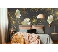 Фотообои 3D Design Studio 3D Мерцающие цветы на темном 400x270 см SG-012_400х270