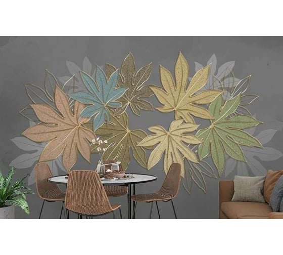 Фотообои 3D Design Studio 3D Кленовый букет с тиснением 400x270 см SG-004_400х270
