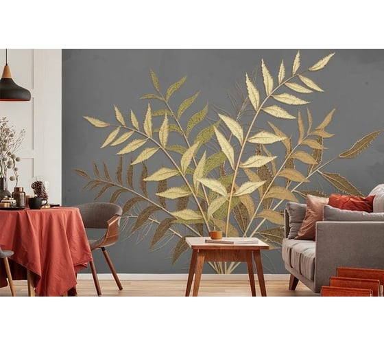 Фотообои 3D Design Studio 3D Золотые ветви 400x270 см SG-005_400х270