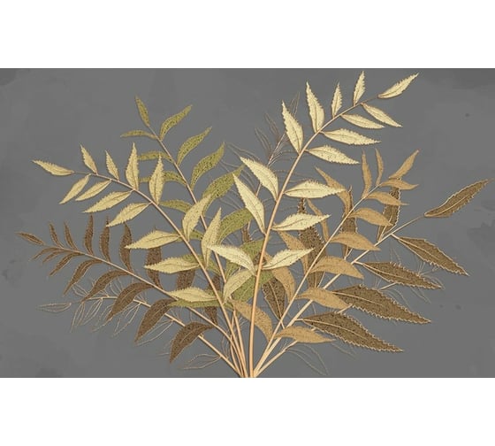 Фотообои 3D Design Studio 3D Золотые ветви 400x270 см SG-005_400х270