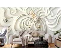 Фотообои 3D Design Studio 3D Барельеф девушка с золотом BR-049300x270