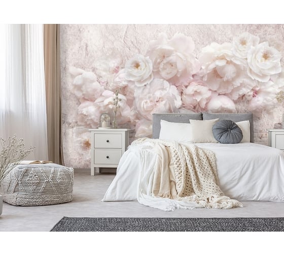 Фотообои 3D Design Studio 3D Ажурные пионы RC-015300x270
