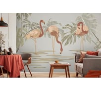 Фотообои 3D Design Studio 3D Аппликация с фламинго 400x270 см SG-003_400х270