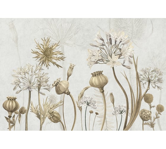 Фотообои ООО Ортограф Dried flowers 3.97x2.7 м OF_34081
