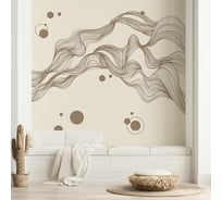 Фотообои ООО Ортограф Waves white chocolate 3.97x2.7 м OF_34287