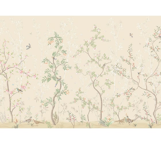 Фотообои ООО Ортограф Spring garden beige 3.71x2.7 м OT-G_33922