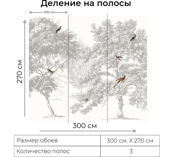 Фотообои Onprint INTERESTING ACCENT ВФ 3x2,7 м INTERESTING ACCENT вф3х2,7