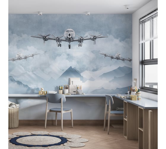 Фотообои Onprint MOUNT PLANE ВФ 4x2,7 м MOUNT PLANE вф4х2,7