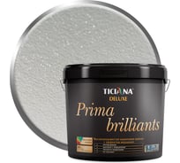 Мерцающая акриловая краска Ticiana DeLuxe для сухих и влажных помещений (4.5 л) Prima Brilliants 4300006912
