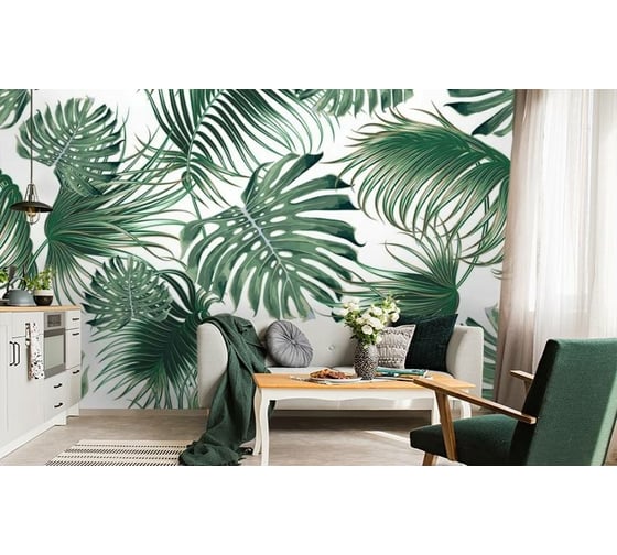 Фотообои 3D Design Studio 3D Листья папоротника 400x270 см TR-006_400х270 1