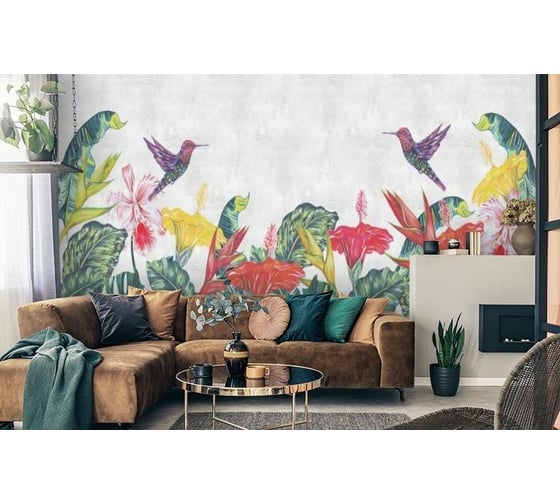 Фотообои 3D Design Studio 3D Колибри в тропиках 400x270 см TR-026_400х270