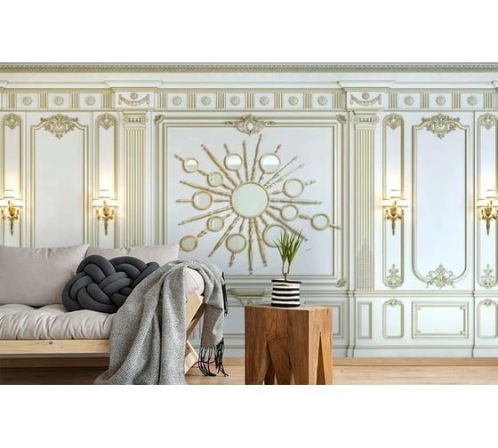 Фотообои 3D Design Studio 3D Стена в стиле арт деко 400x270 см DR-006_400х270