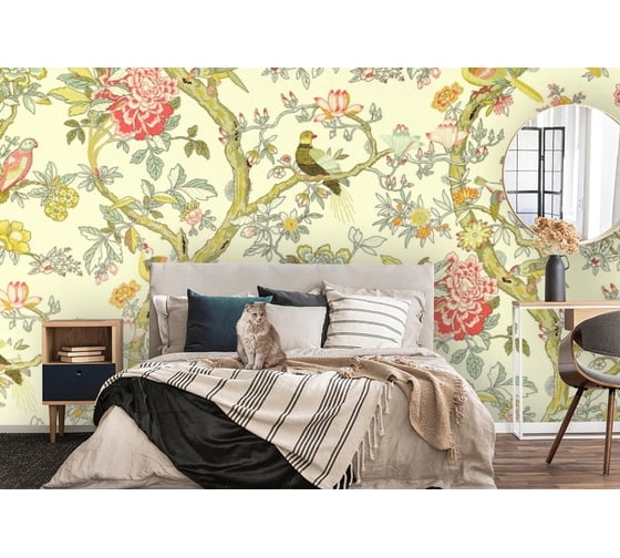 Фотообои 3D Design Studio 3D Птички в извилистых ветвях 400x270 см CH-006_400х270