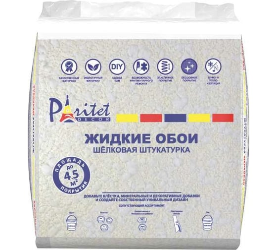 Декоративная штукатурка Paritet Базовое покрытие №2 (белое; 1 кг) PDLW-B40