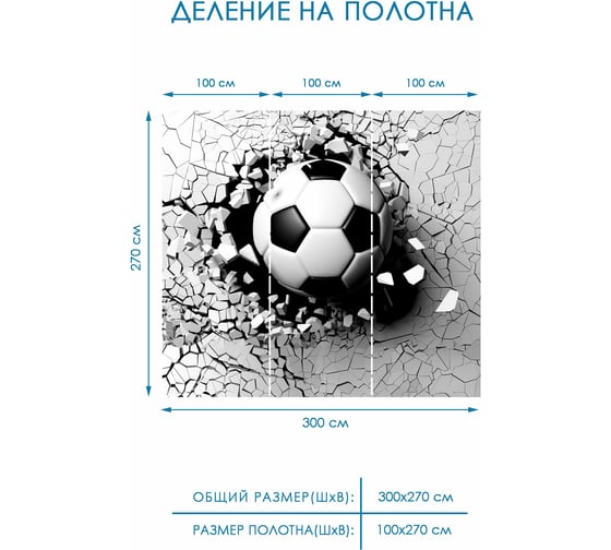 Фотообои на стену Fotooboikin "Спорт" 300x270 см fot-121