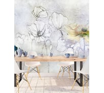 Фотообои 3d на стену цветы Fotooboikin 300x270 см fot-233