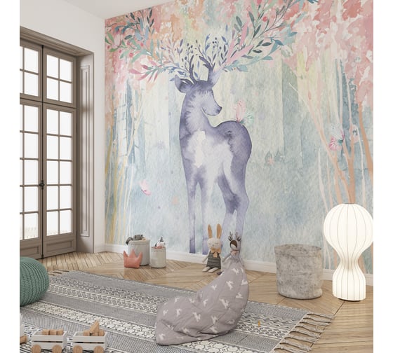 Бесшовные обои Onprint LOST IN THE WOODS 3x2,75 м LOST IN THE WOODS 3х2,75 ALLINST 1