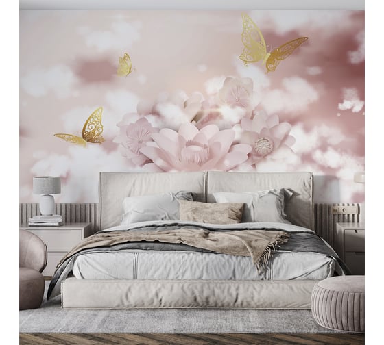 Фотообои Onprint PINK LOTUS ВФ 4x2,7 м PINK LOTUS вф4х2,7 1