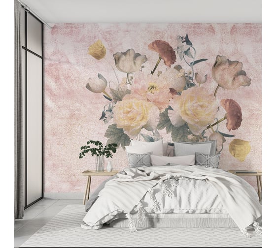 Фотообои Onprint HOLLAND ROSE PINK КФ 3x2,7 м HOLLAND ROSE PINK кф3х2,7 1