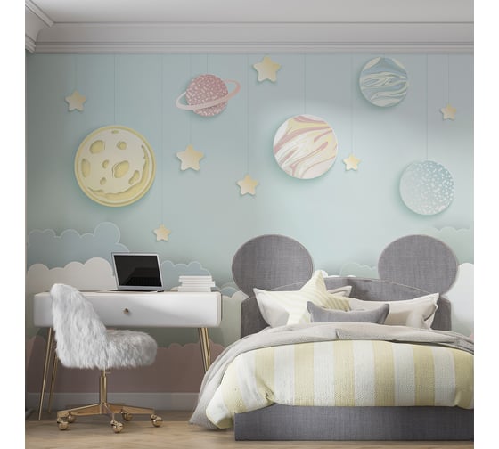 Фотообои Onprint PASTEL SPACE БО 3x2,7 м PASTEL SPACE бо3х2,7 1