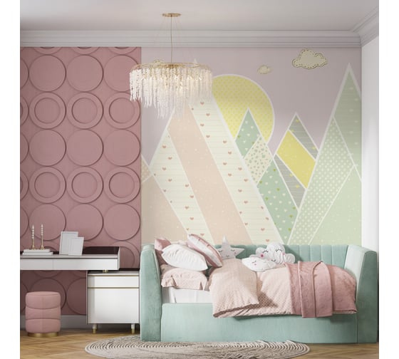 Фотообои Onprint PASTEL MOUNT БО 3x2,7 м PASTEL MOUNT бо3х2,7 1