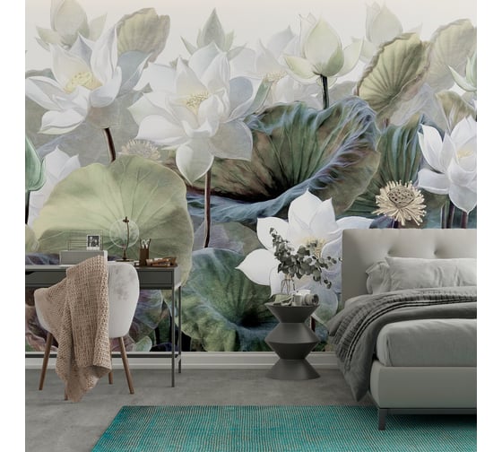 Фотообои Onprint LOTUS POUND КФ 4x2,7 м LOTUS POUND кф4х2,7 1