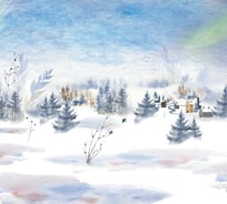 Бесшовные обои Onprint AURORABEAR ALLINST COMP 3x2.75 м AURORABEAR3X2.75 ALLINST COMP