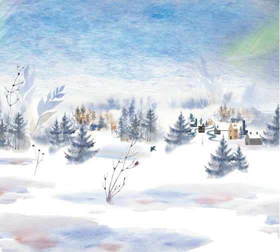 Бесшовные обои Onprint AURORABEAR ALLINST COMP 3x2.75 м AURORABEAR3X2.75 ALLINST COMP 1