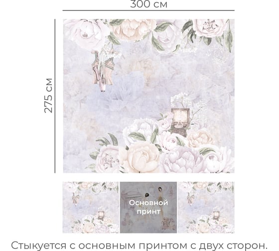Бесшовные обои Onprint BALLET ALLINST COMP 3x2.75 м BALLET4.3X2.75 ALLINST COMP