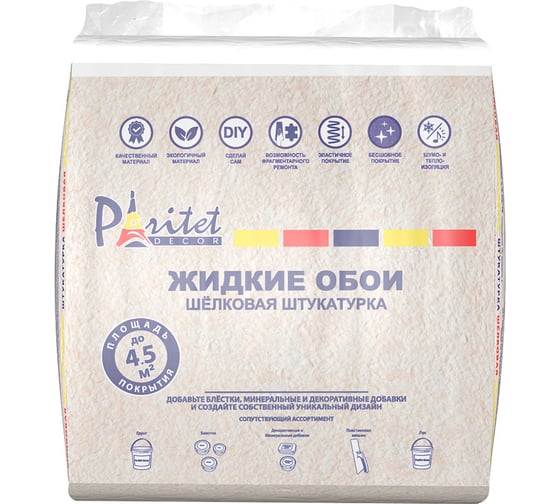 Декоративная штукатурка Paritet Текстурное покрытие №38 (миндальный; 1 кг) PDLW-B38