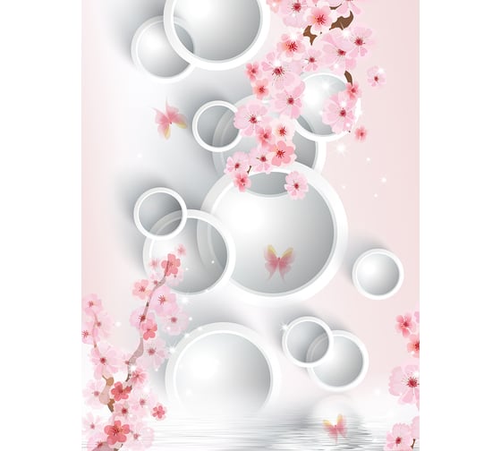 Фотообои на стену флизелиновые Fotooboikin "3D" 200x270 см fot-02 1