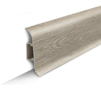 Плинтус с центральной планкой IDEAL Классик 55 мм, 2.2 м, 415 дуб палена К-П55п 415 дуб ПАЛ