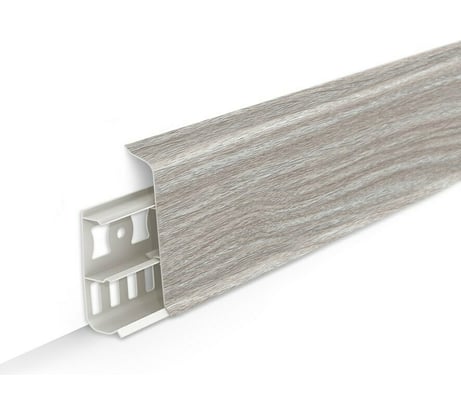 Напольный плинтус DECONIKA (70 мм; 2,2 м; 294 орех антик; 1 шт.) Д-П70 294 ОРХ АНТ