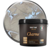 Фактурная акриловая краска Ticiana DeLuxe Charme 4 л 4300002989