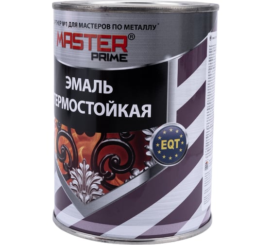 Термостойкая эмаль Master Prime белый, 0.8 кг 4300006840