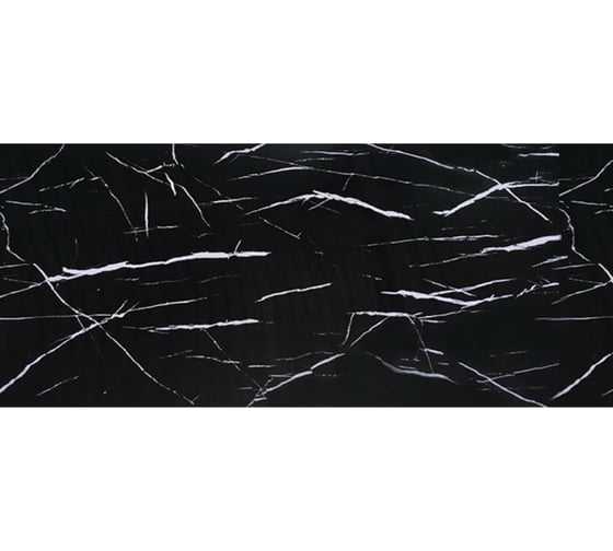 Кухонный фартук Декор Трейдинг Мрамор black 3000х600 мм Мраморblack,3000*600мм