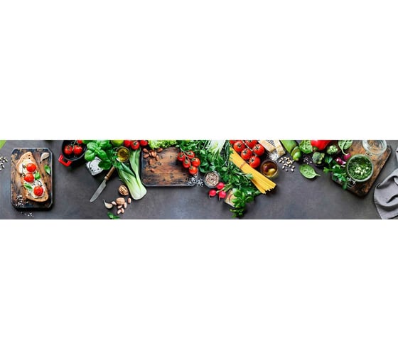 Кухонный фартук Декор Трейдинг Гурман 1000х600 мм Гурман34241000х600 мм 1